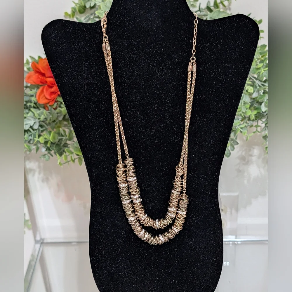 Gold and Silver Necklace‎